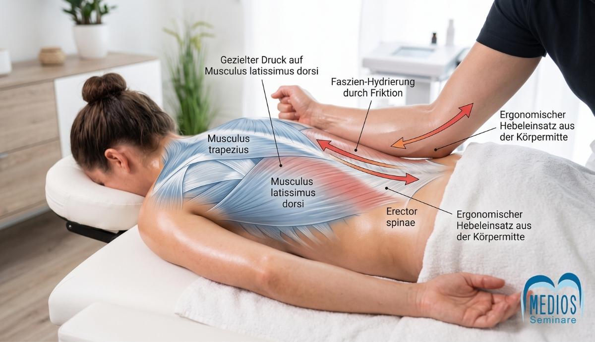 Anatomisches Verständnis ist die Basis für unsere Lomi Lomi Ausbildung (KI-generiertes Bild) Anatomisches Verständnis ist die Basis für unsere Lomi Lomi Ausbildung