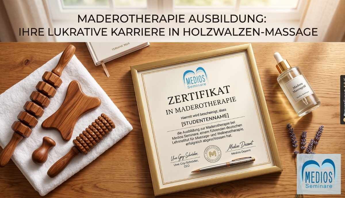 Maderotherapie Ausbildungszertifikat Medios Seminare