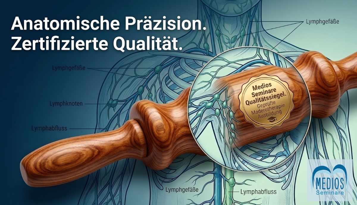 Maderotherapie mit Holzwalzen