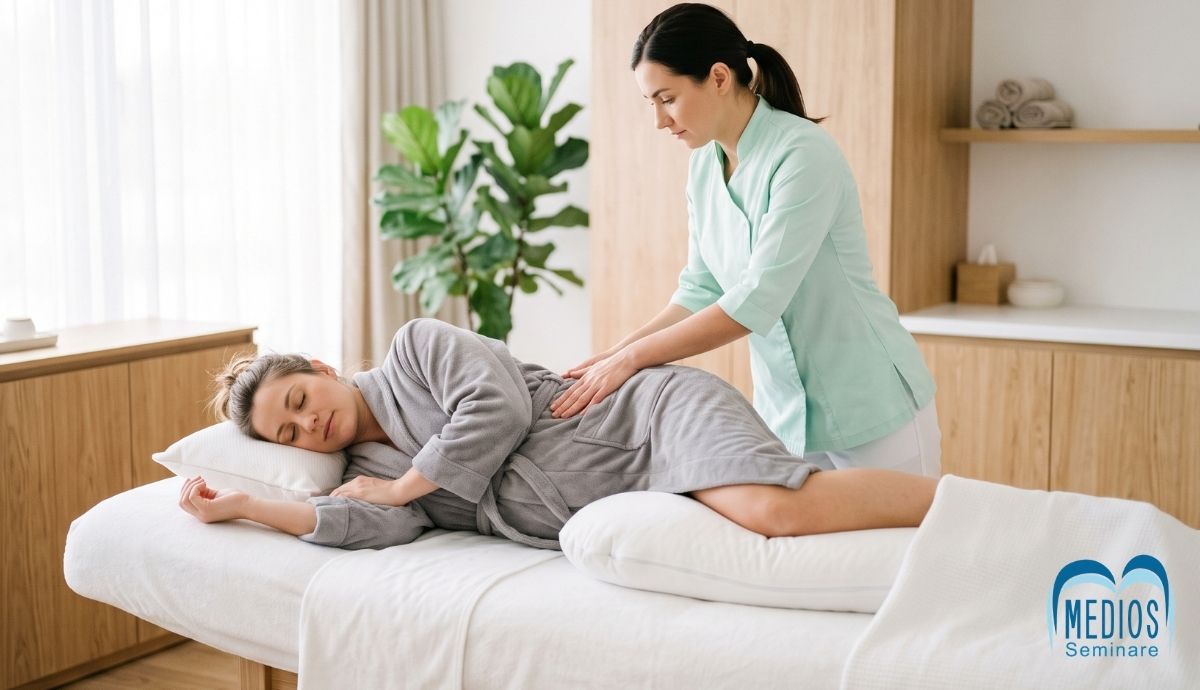 Professionelle Schwangerschaftsmassage in der Praxis